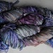 Hand dyed Ribbon Yarn, Frost - Vineyard