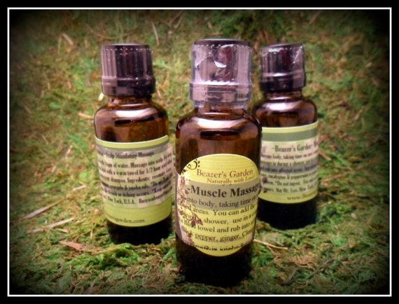 Men's Body Massage Oil- Organic Skincare- Gifts Under 15