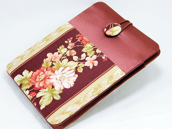iPad Sleeve, iPad Case, iPad Cover, Tablet Sleeve, Tablet Case, Red Brown iPad Sleeve, Samsung Galaxy 10.1 Sleeve, Samsung Galaxy 10.1 Case
