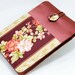 iPad Sleeve, iPad Case, iPad Cover, Tablet Sleeve, Tablet Case, Red Brown iPad Sleeve, Samsung Galaxy 10.1 Sleeve, Samsung Galaxy 10.1 Case