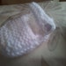 Stunning Baby Booties/ Shoes In White By Handmade Little Creations