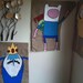 Finn Adventure Time Fan Art Wall Poster