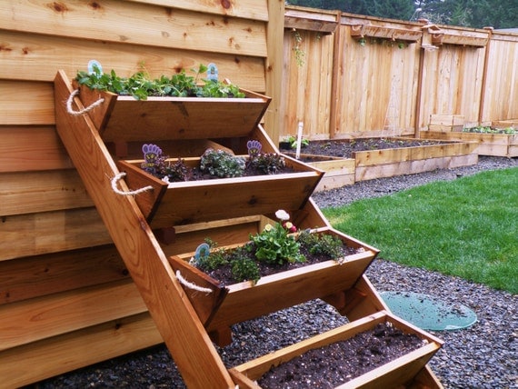 36"  Garden Strawberry, Herb, Tomato, and Flower gardening window box planter kit - Free Shipping