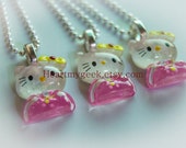 5 Piece Hello Kitty Kimono Necklace Set - Birthday and Party Favor Gifts