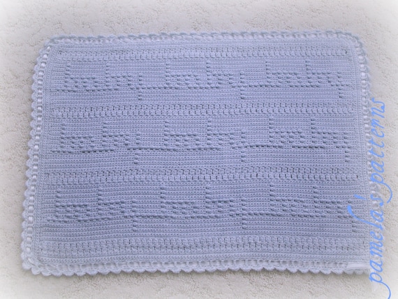 Crochet Baby Blue Blanket