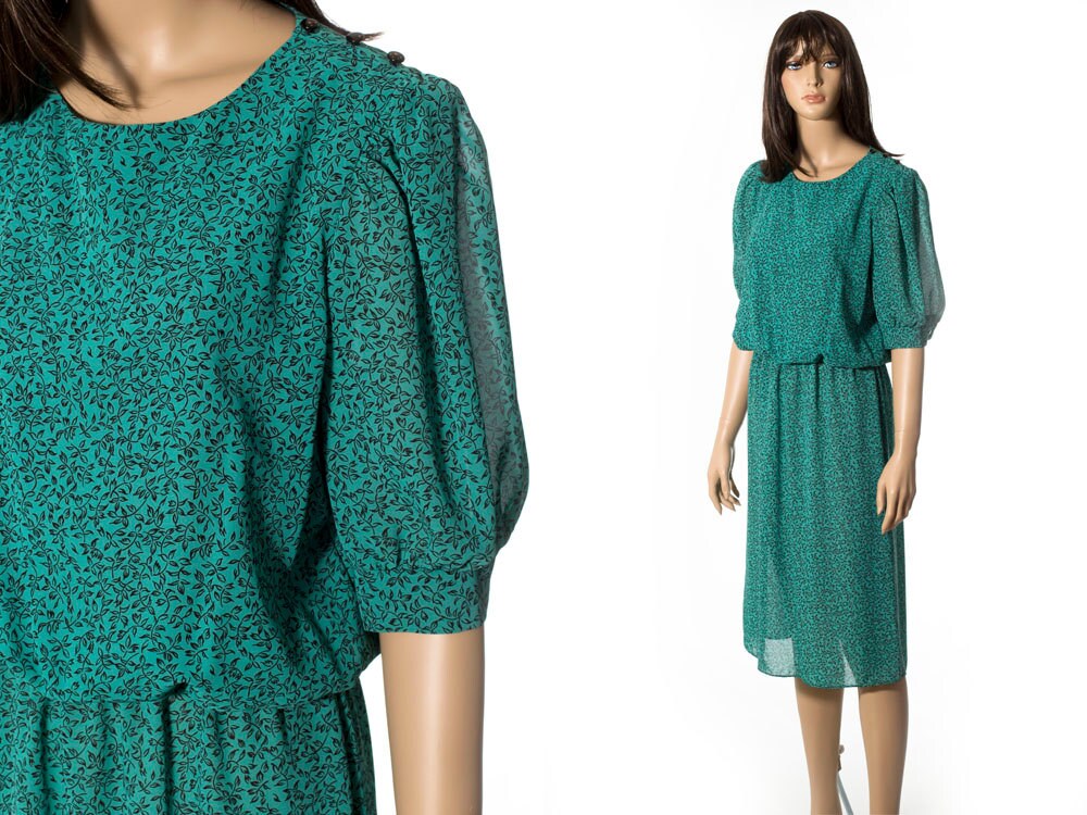 Teal green semi sheer dress Teal green semi sheer dress