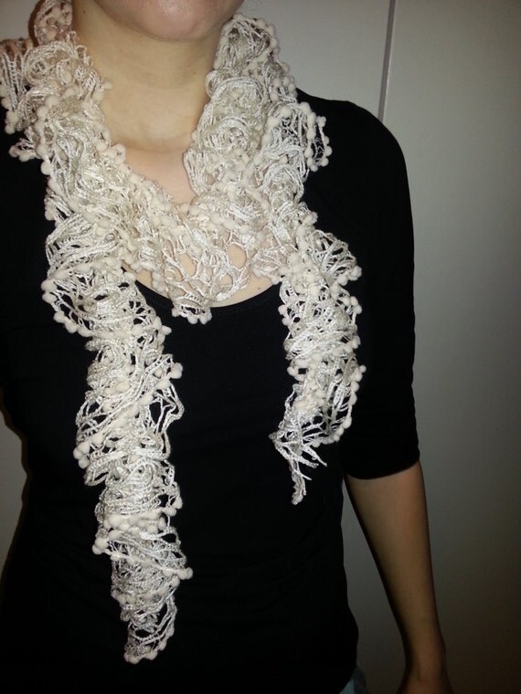 Crocheted scarf
