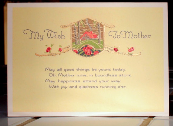 Mother's Day Card with Poem