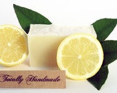Organic Handcrafted Lemon Soap (no color added) - 100% Vegan