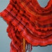 Crimson, a Large Wrap in very bright red