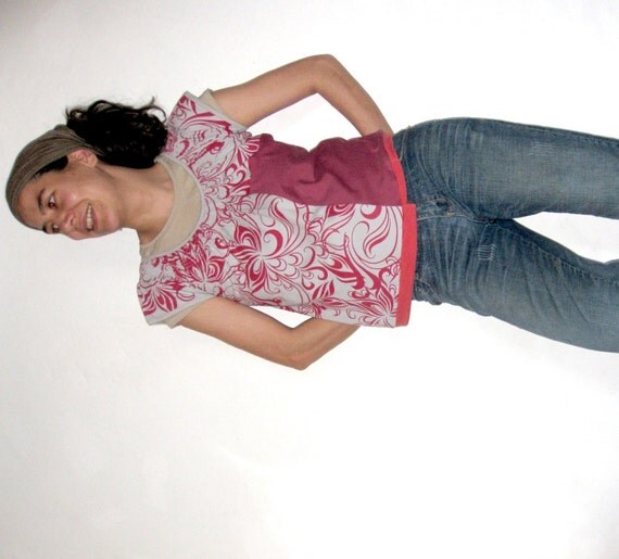 Transformations Tee shirt, coton bio, rectangle, taille M