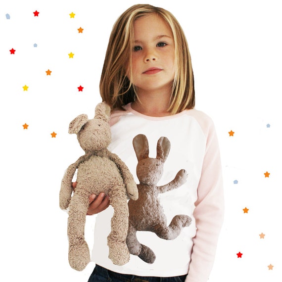 Personalised Raglan Sleeved top - Image of your teddy