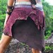 Amazon Skirt Leather Gipsy Tribal Fairy Wild