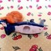 Vintage Mod Kitschy Groovy Neato little Red Headed Teenager Talking on a Red Telephone