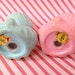Rare Vintage Kitsch Lovely Pair of Pink and Blue Matching Kitty Cat Salt and Pepper Shakers with Winking Eyes Lugenes Japan