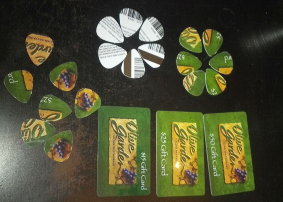 Olive Garden guitar picks