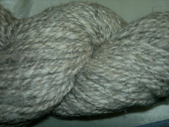 Handspun natural grey ronaldsay yarn