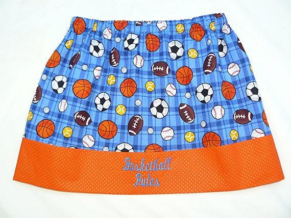 Girls "Basketball Rules" Skirt