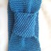 HandmadeLittleCreations Hand Knitted Wide Stylish Headband/ Earwarmer In Blue