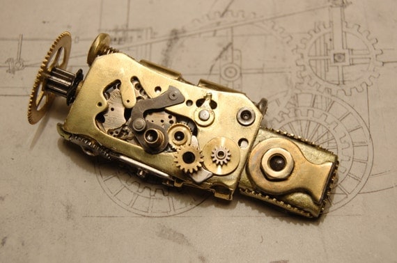 Steampunk USB Flash drive 8Gb