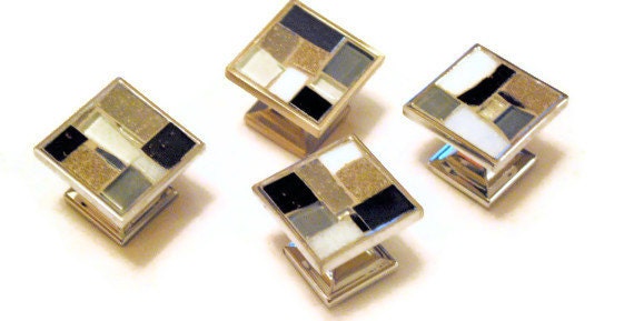 Mosaic Cabinet Knobs Made to Order by GreenStreetMosaics on Etsy