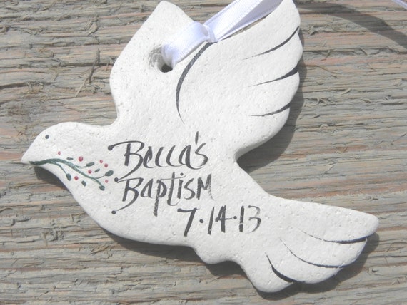 Personalized Baptism Favors Dove Salt by cookiedoughcreations