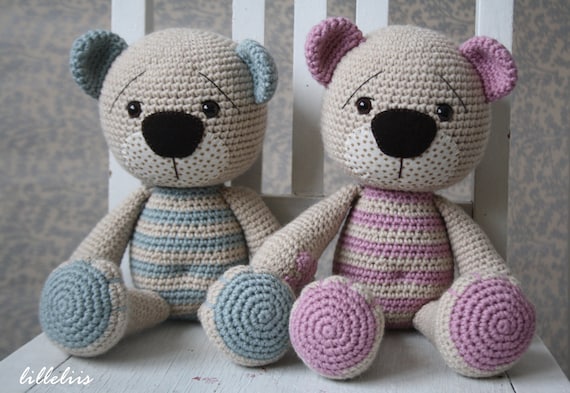 PATTERN - Tummy Teddy (crochet, amigurumi)