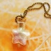 10% Shooting SALE Star Bottle Necklace Icecream colour wool,Gift For Her