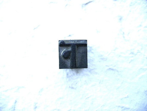Vintage Japanese Typewriter Key Stamp BOTTOM by vintagefromjapan