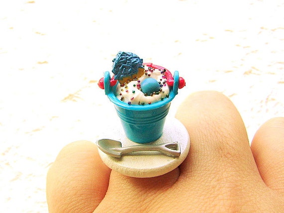 Ice Cream Cookie Sundae Ring by SouZouCreations