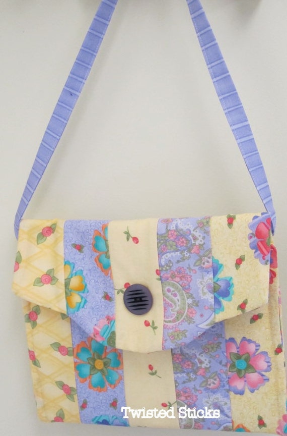 Cotton Purse  Spring by twistedsticks on Etsy