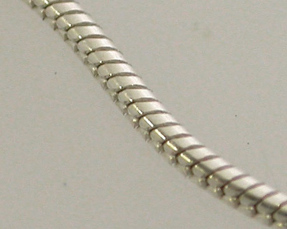 Sterling Silver 925 Chain Snake 0.9mm Bulk By 3 Feet 308820  