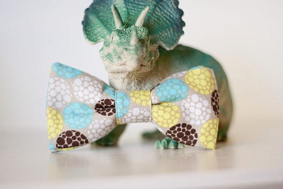 Multi-Colored Bow Tie for Boy or Baby Clip on