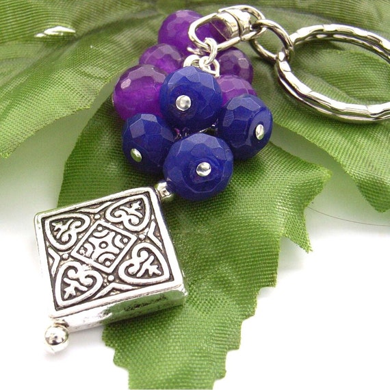 Keyring key chain Celtic charm von BlueForestJewellery auf Etsy