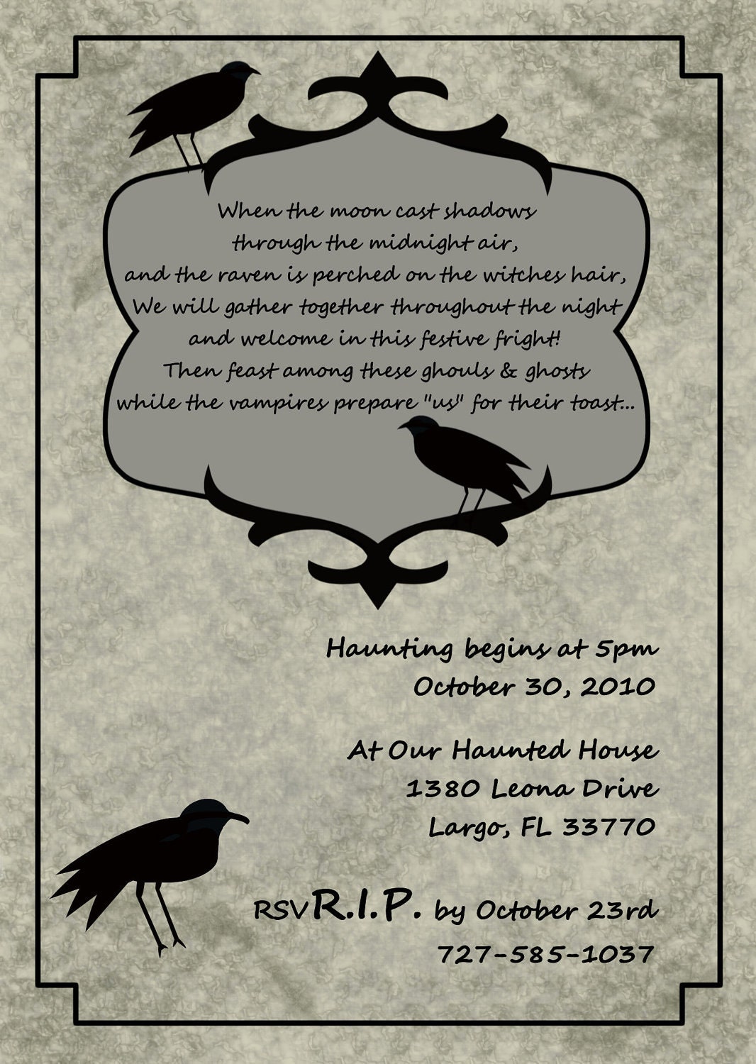 Halloween Rhymes For Invitations 7