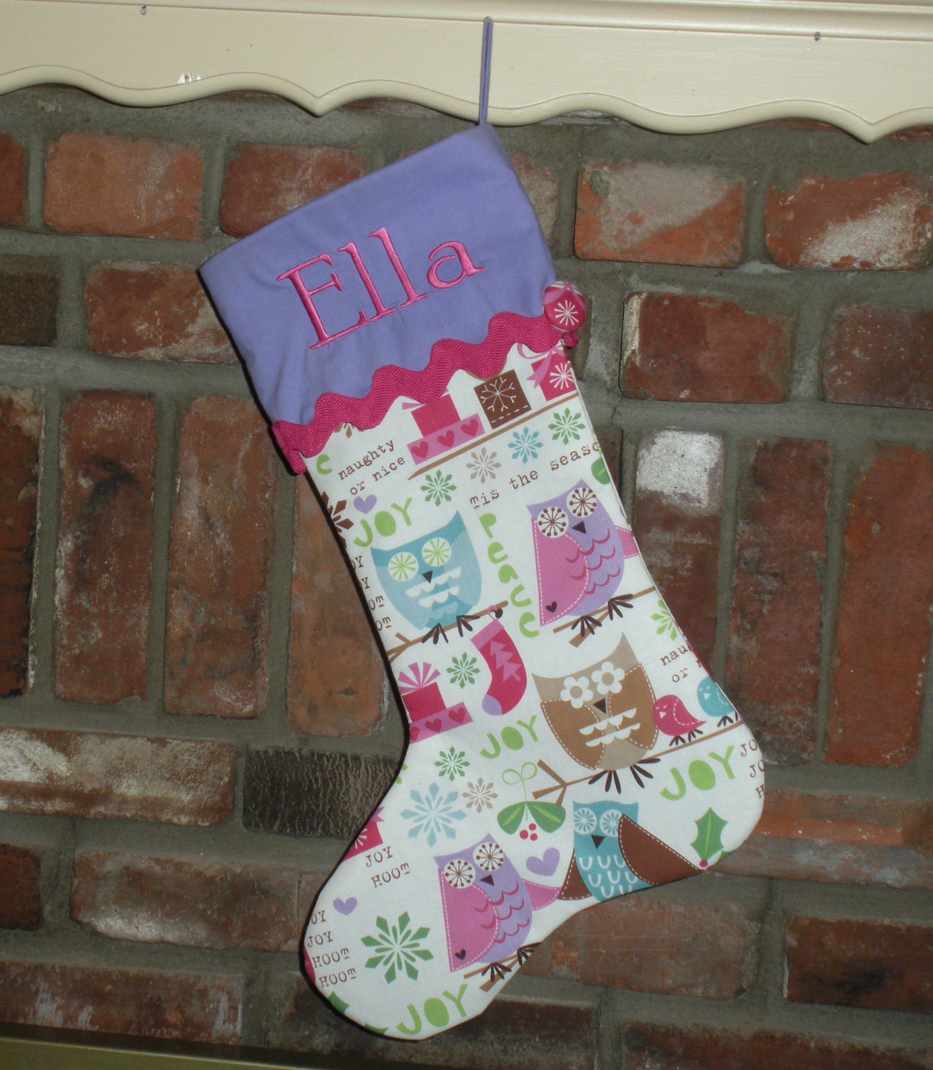 Cute stocking | Christmas stockings personalized, Cute stockings ...