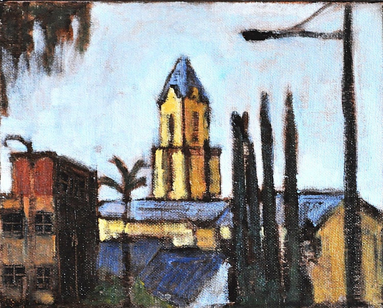 San Diego Urban Landscapes and Commissions Paintings