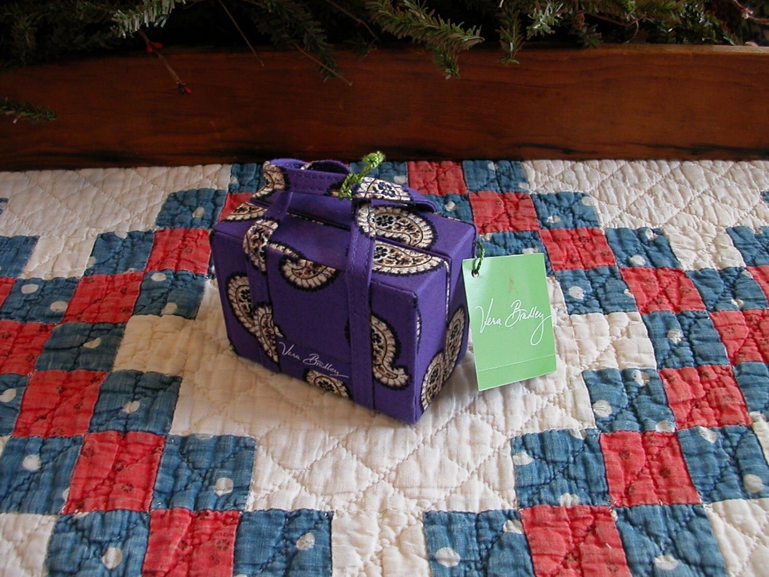   Limited Ed Vera Bradley NWT Simply Violet Cards & RARE Little Hip Bag