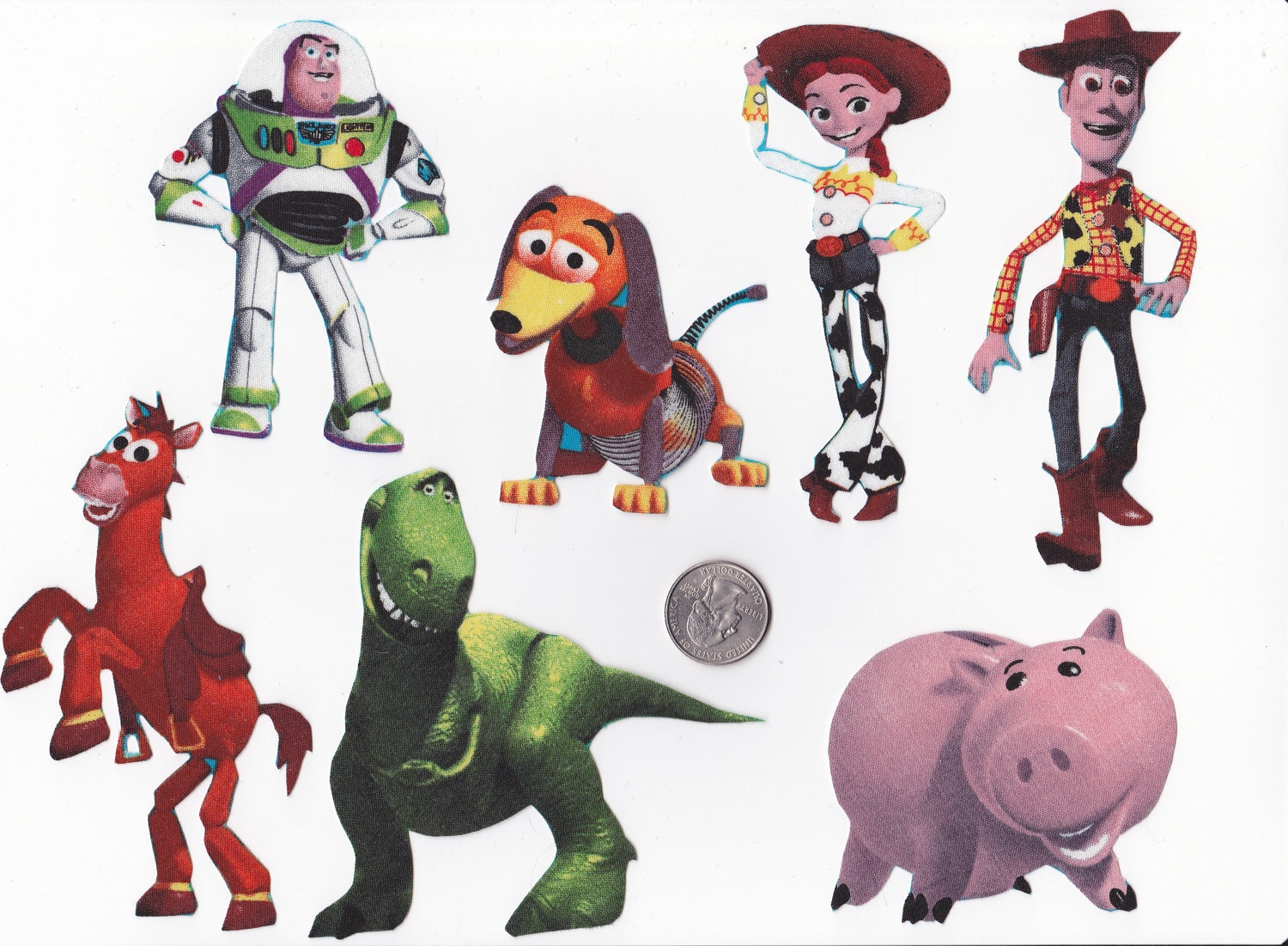 Disney Toy Story Buzz Woody Jessie Iron on Fabric Applique/last set ...